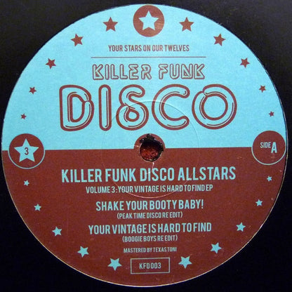 Killer Funk Disco Allstars : Volume 3: Your Vintage Is Hard To Find EP (12", EP)