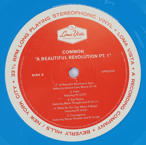 Common : A Beautiful Revolution Pt. 1 & 2 (LP, Blu + LP, Yel + Album, Comp, Club, Dlx, Ltd, N)
