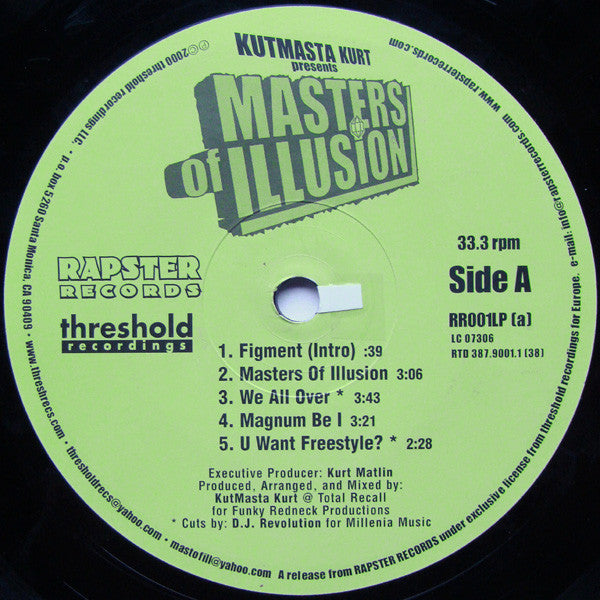 Kut Masta Kurt Presents Masters Of Illusion : Masters Of Illusion (2xLP, Album)