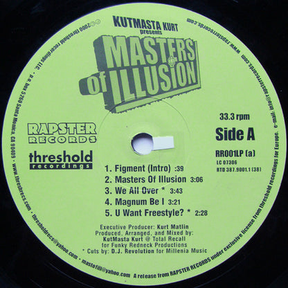 Kut Masta Kurt Presents Masters Of Illusion : Masters Of Illusion (2xLP, Album)