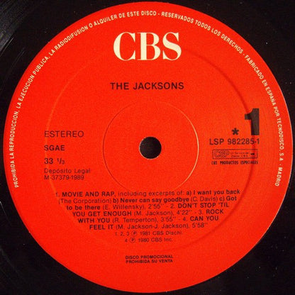 The Jacksons : The Jacksons (LP, Comp, Promo)
