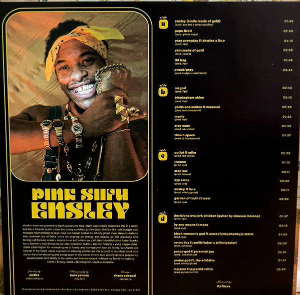 Pink Siifu : Ensley (2xLP, Album, RE, Blu)