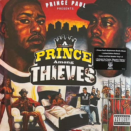 Prince Paul : A Prince Among Thieves (2xLP, Album, Ltd, RP, Yel)
