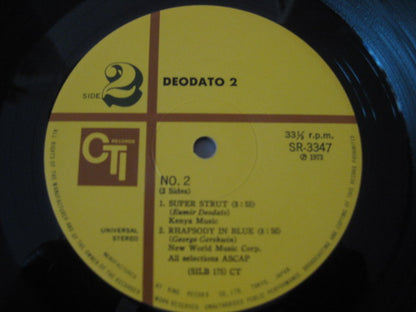 Eumir Deodato : Deodato 2 (LP, Album, Wid)