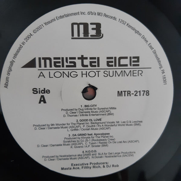 Masta Ace : A Long Hot Summer  (2xLP, Album, Ltd, RE)