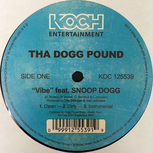 Tha Dogg Pound : Vibe / A Good Day (12", Single)