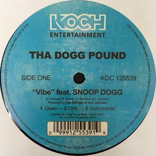 Tha Dogg Pound : Vibe / A Good Day (12", Single)