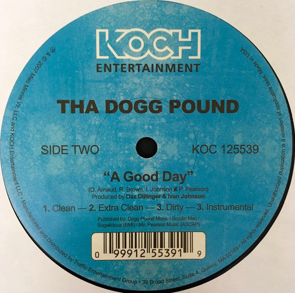 Tha Dogg Pound : Vibe / A Good Day (12", Single)
