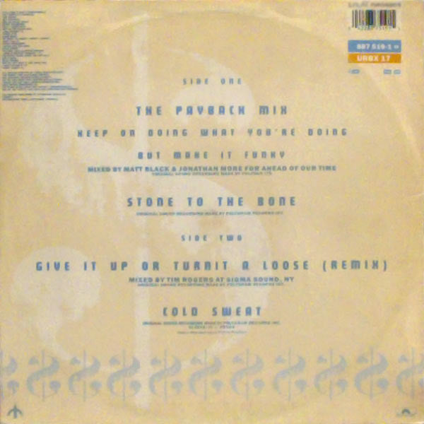 James Brown : The Payback Mix (Keep On Doing What You're Doing But Make It Funky) (12")