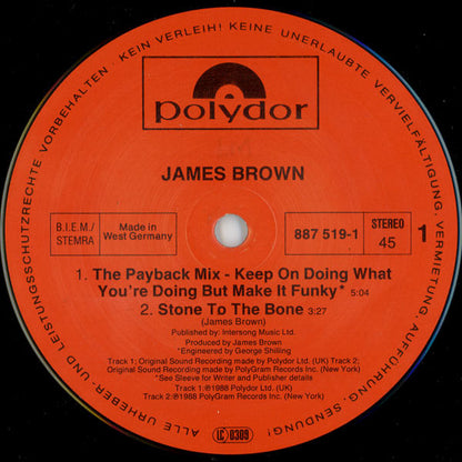 James Brown : The Payback Mix (Keep On Doing What You're Doing But Make It Funky) (12")