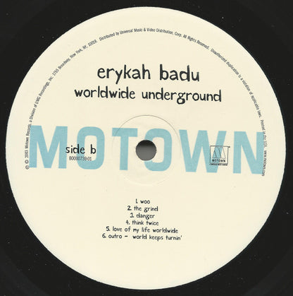 Erykah Badu : Worldwide Underground (LP, Album, Promo)