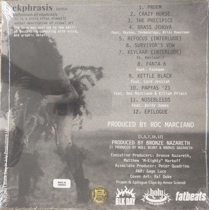 Bronze Nazareth : Ekphrasis (LP, Album)