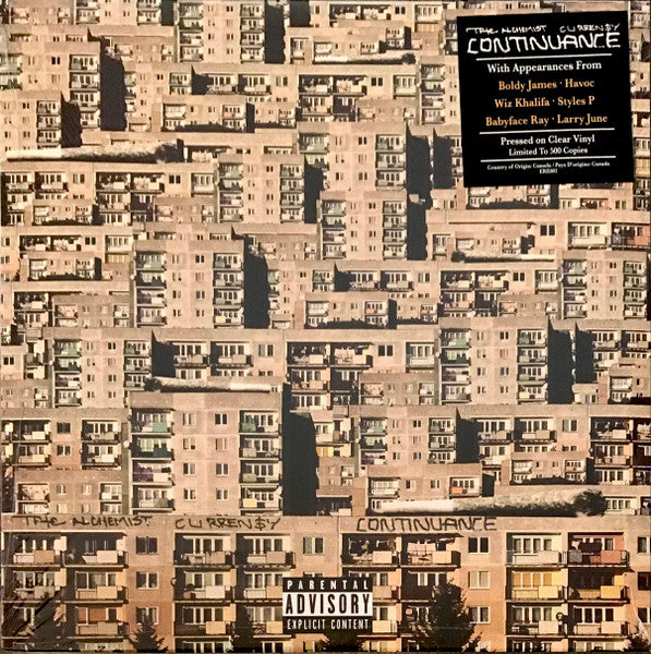 Alchemist, Curren$y : Continuance (LP, Album, Ltd, Cle)