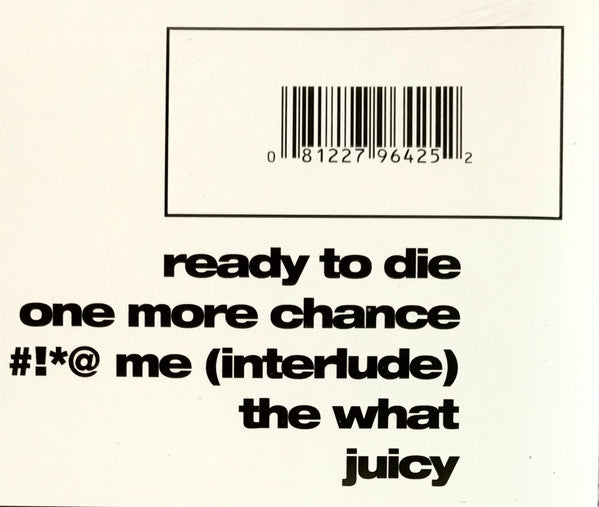 Notorious B.I.G. : Ready To Die (2xLP, Album, RE, Gat)