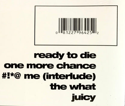 Notorious B.I.G. : Ready To Die (2xLP, Album, RE, Gat)