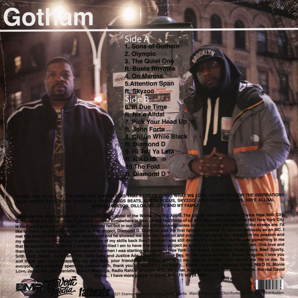 Talib Kweli + Diamond D : Gotham  (LP, Album, Ltd, RE, Whi)