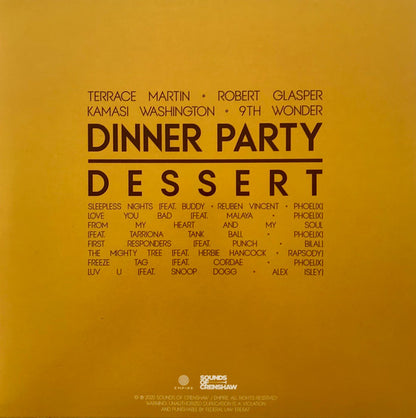 Dinner Party (2) : Dinner Party: Dessert (LP, Album, Ltd, RE, Red)