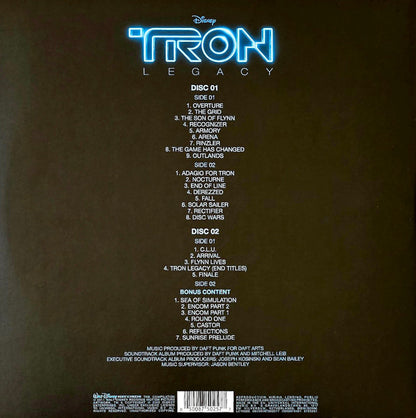 Daft Punk : TRON: Legacy (Vinyl Edition Motion Picture Soundtrack) (2xLP, Album, Comp, RE)