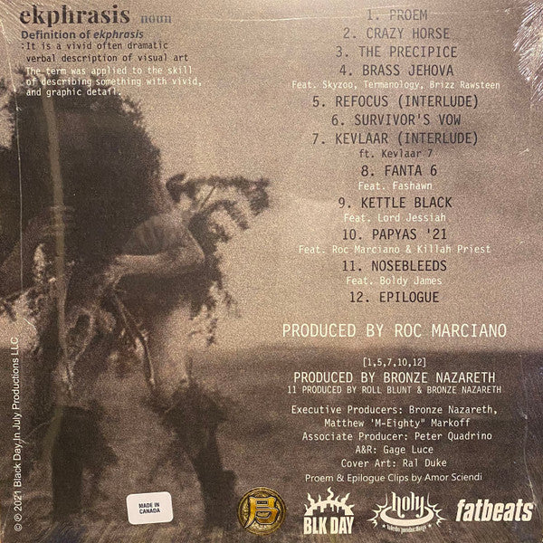 Bronze Nazareth : Ekphrasis (LP, Album, Whi)