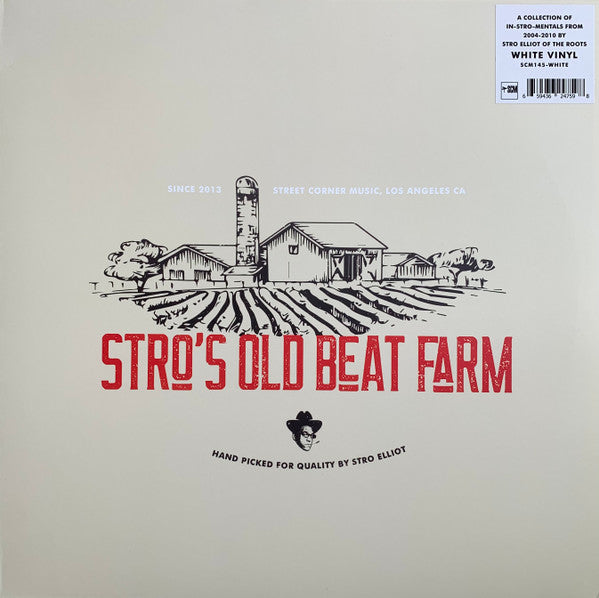 Stro Elliot : Stro's Old Beat Farm (2xLP, Comp, Ltd, Whi)