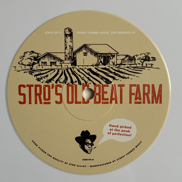 Stro Elliot : Stro's Old Beat Farm (2xLP, Comp, Ltd, Whi)
