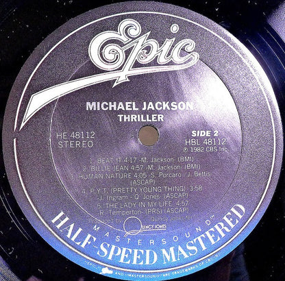 Michael Jackson : Thriller (LP, Album, Hal)