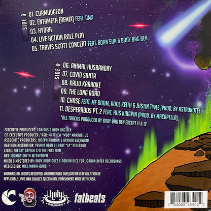 Canibus & Body Bag Ben : Kaiju (LP, Album, Whi)