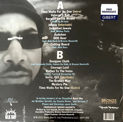 Jessiah Allah : Time Waits For No One (LP, Album, Ltd, Sil)