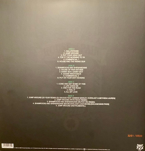 House Of Pain : House Of Pain (Fine Malt Lyrics) (LP, Ora + LP, Whi + Album, Dlx, Ltd, Num, RE, RM)
