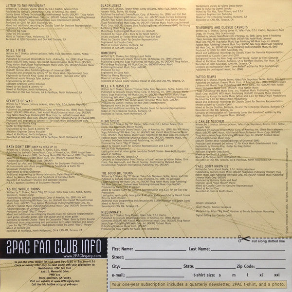 2Pac + The Outlawz : Still I Rise (2xLP, Album)