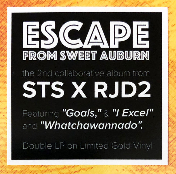 STS (7) X RJD2 : Escape From Sweet Auburn (2xLP, Album, RSD, Gol)