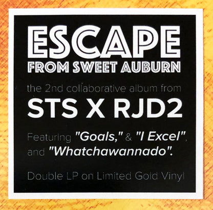 STS (7) X RJD2 : Escape From Sweet Auburn (2xLP, Album, RSD, Gol)
