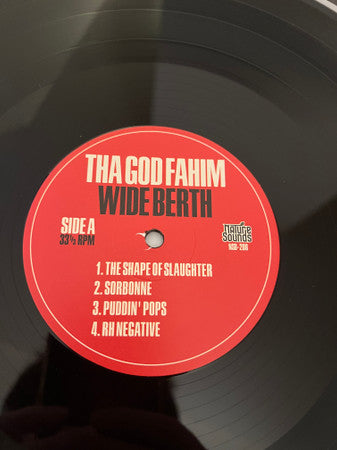 ThaGodFahim : Wide Berth (LP)