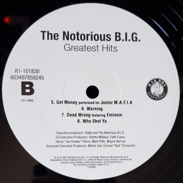 Notorious B.I.G. : Greatest Hits (2xLP, Comp, RE)