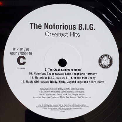 Notorious B.I.G. : Greatest Hits (2xLP, Comp, RE)