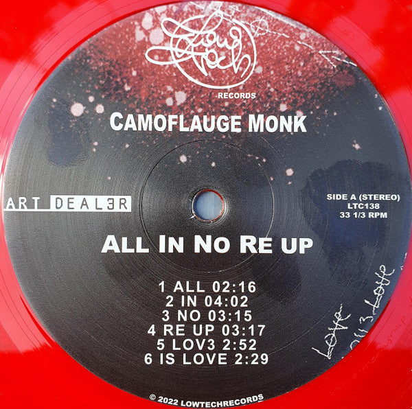 Camoflauge Monk : All In No Re Up (LP, Album, Ltd, Red)