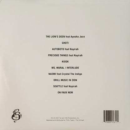 Lupe Fiasco : Drill Music In Zion (LP + LP, S/Sided, Etch + Album, Ltd, Blu)