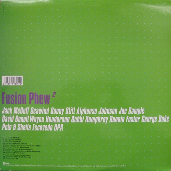 Various : Fusion Phew 2 (2xLP, Comp)