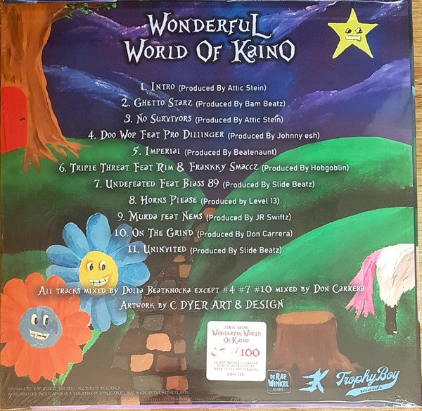 Eddie Kaine : Wonderful World Of Kaino (LP, Ltd, Num, Cle)