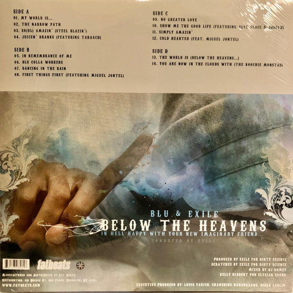Blu & Exile : Below The Heavens (2xLP, Album, RE, RP, Cel)