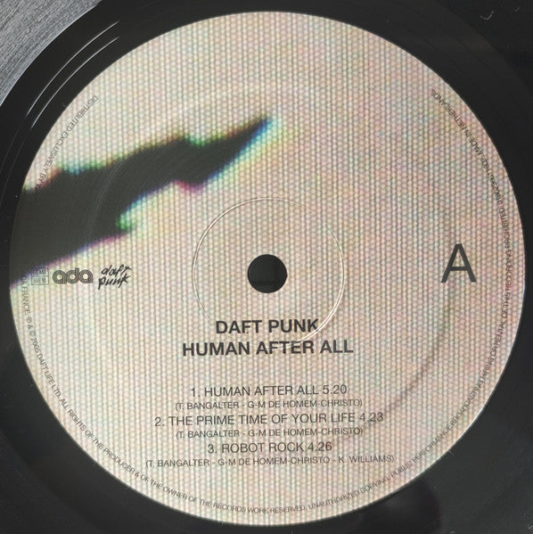 Daft Punk : Human After All (2xLP, Album, RE, RP, Gat)