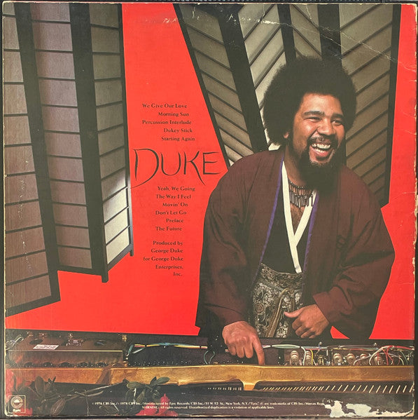 George Duke : Don’t Let Go (LP, Album, Pin)