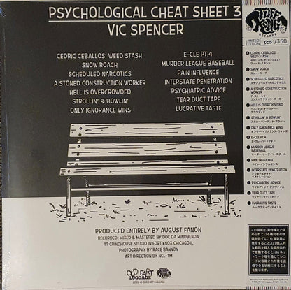 Vic Spencer : Psychological Cheat Sheet 3 (LP, Album, Num, OBI)