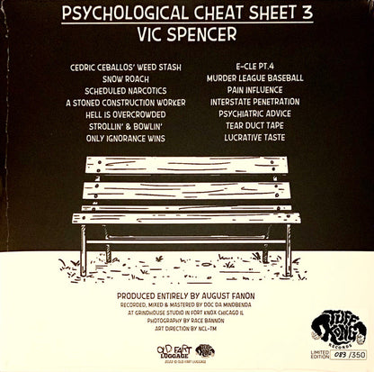 Vic Spencer : Psychological Cheat Sheet 3 (LP, Num, Tri)