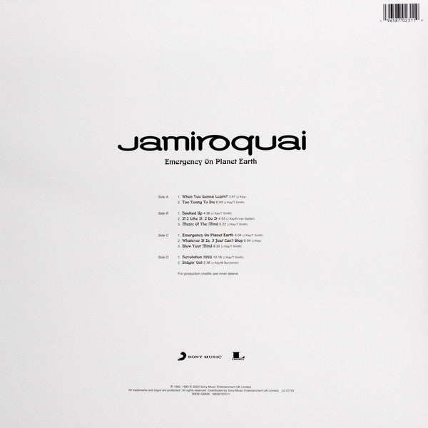 Jamiroquai : Emergency On Planet Earth (2xLP, Album, RE, S/Edition, Cle)