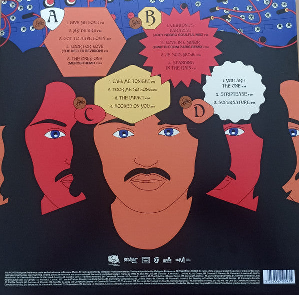 Cerrone : Cerrone By Cerrone  (2xLP, Album, Ltd, Mixed, Blu)