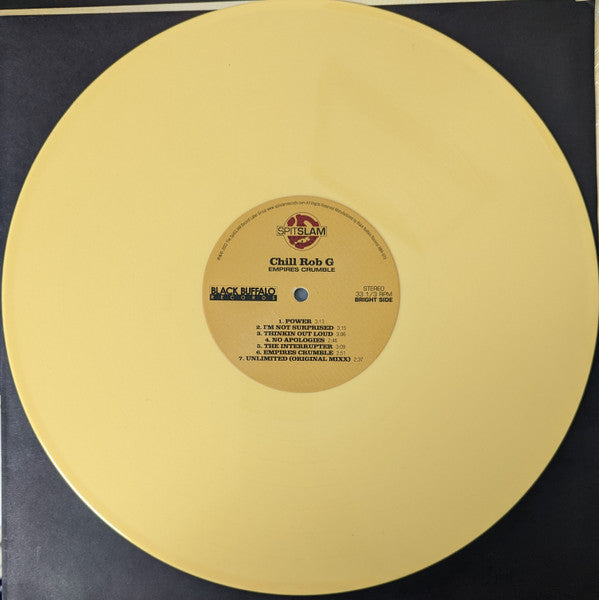 Chill Rob G : Empires Crumble (LP, Album, Yel)