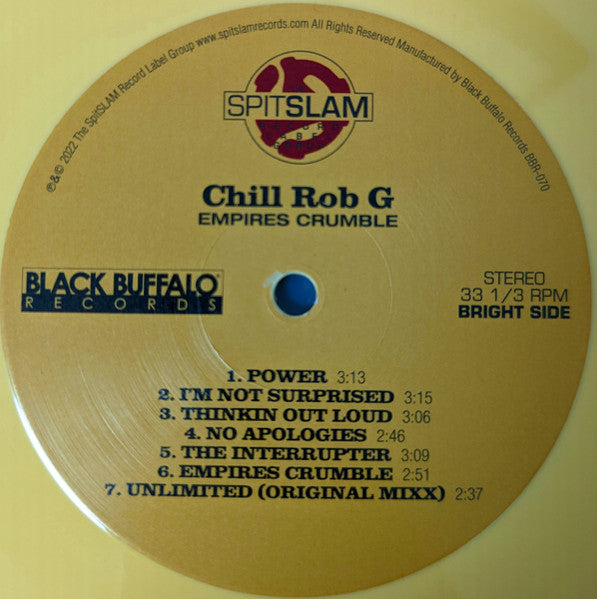Chill Rob G : Empires Crumble (LP, Album, Yel)