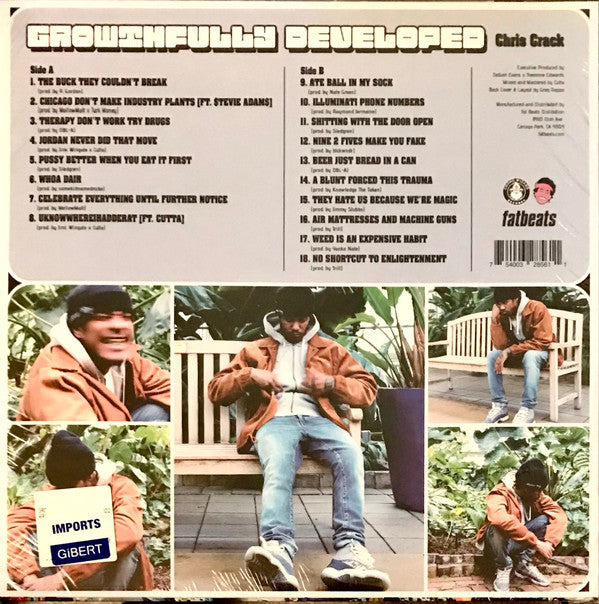 Chris Crack : Growthfully Developed (LP, Album)