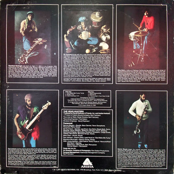 The Headhunters : Survival Of The Fittest (LP, Album, Promo)